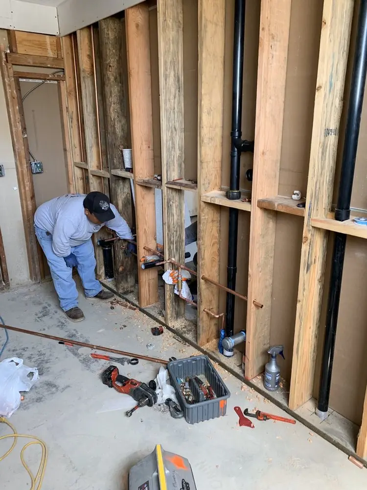 Commercial rough-in plumbing for Water Heater Replacement in Forest Park